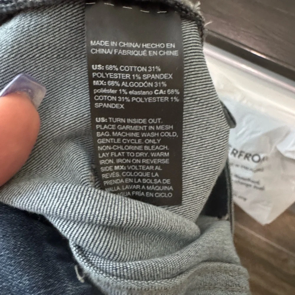 White House Black Market Gray Embellished Cropped Jeans - Picture 9 of 9